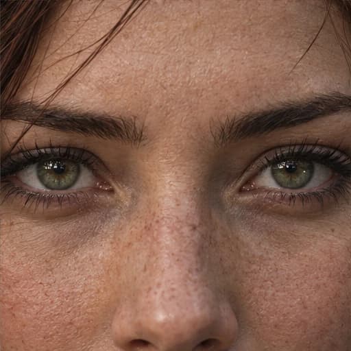 Elara — Eyes & brows